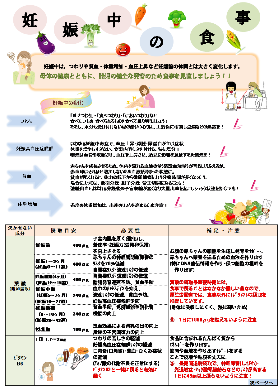 妊娠中の食事1